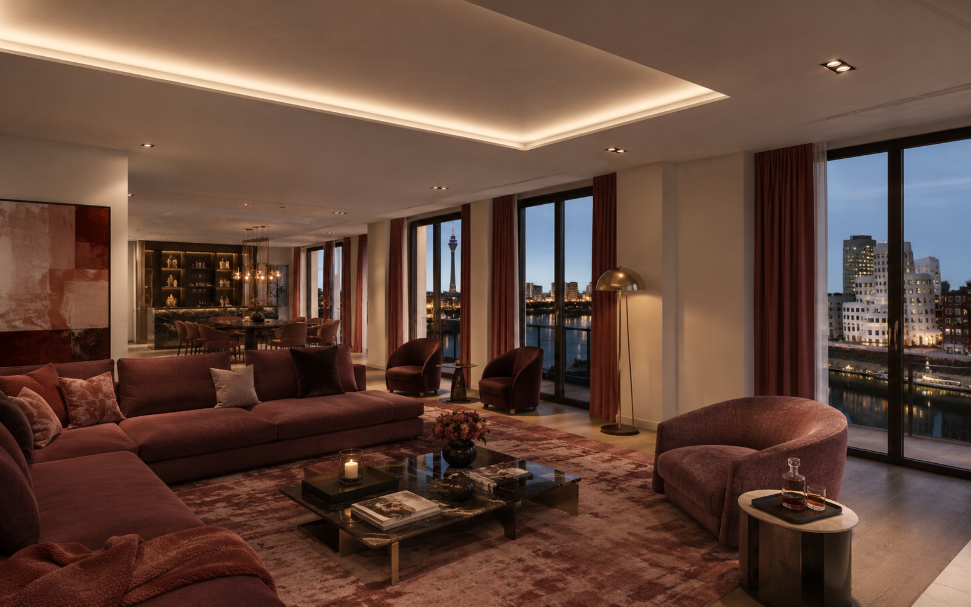 Visualisierung Penthouse Düsseldorf