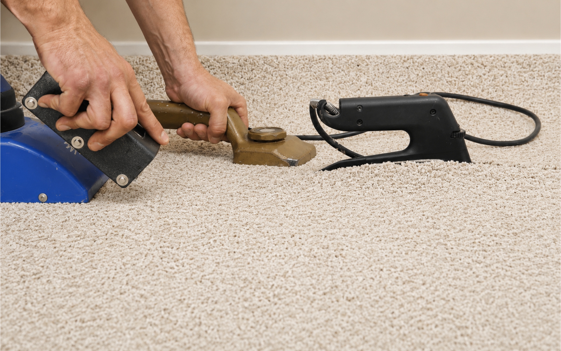 Fitting carpet &ndash; a labour-intensive process